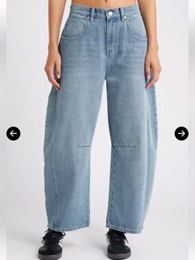 NWT PTCL Barrel Leg Jeans 27